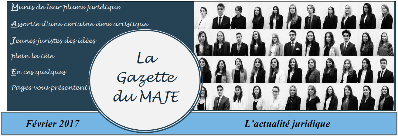 La Gazette du MAJE n°5 - Février 2017