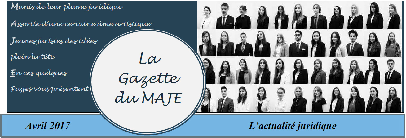 La Gazette du MAJE n°6 - Avril 2017