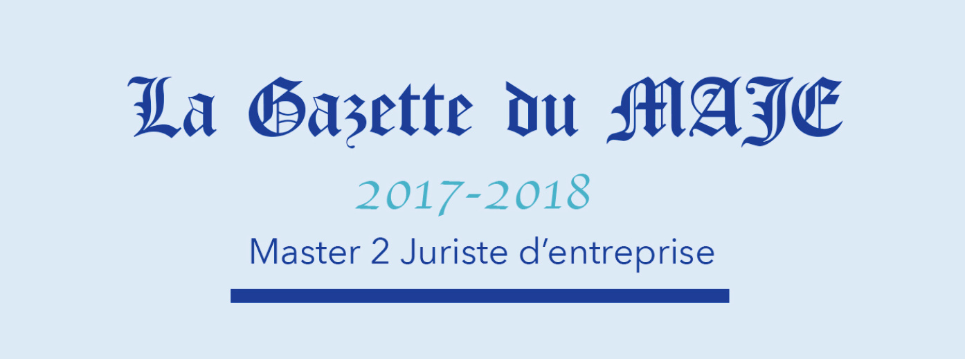 Bandeau Gazette du MAJE 2017-2018